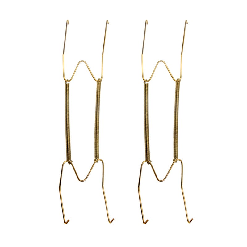 CfoPiryx 2 Pieces Wall Plate Hanger Decorative Dish Holder 8Inch/10Inch/12Inch/14Inch/16Inch Invisible Plate Dish Hanger Wall Display Hooks Home Decor (12 Inch) - Image 1